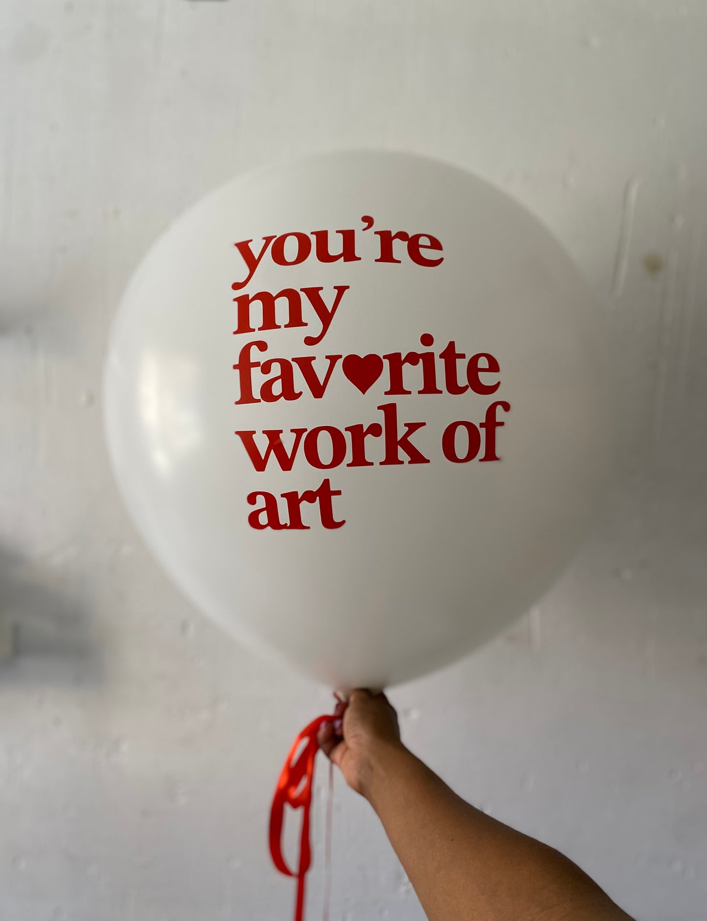 “You’re my favourite work of art” Jumbo Balloon Kit