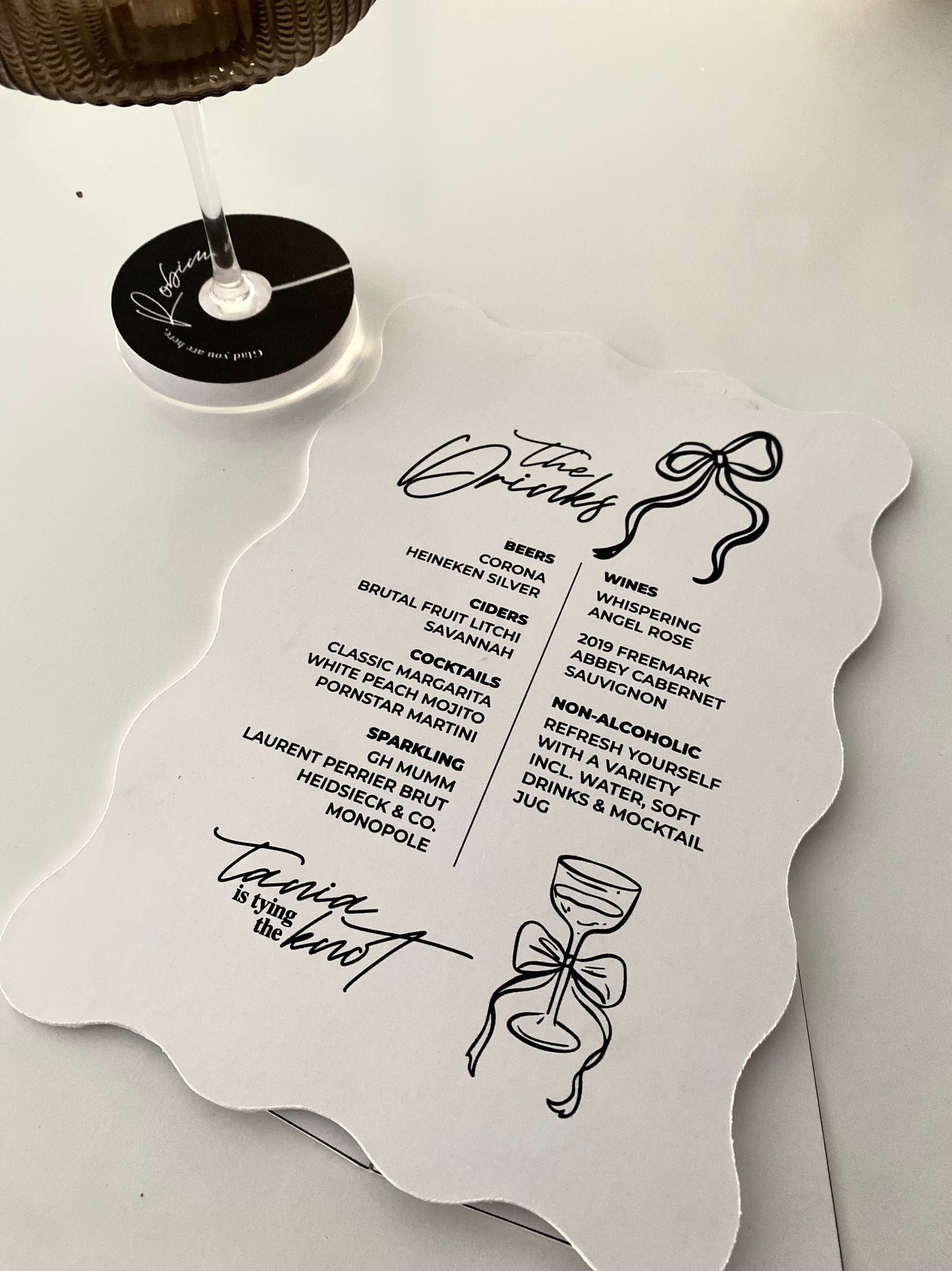 Scalloped Bar sign