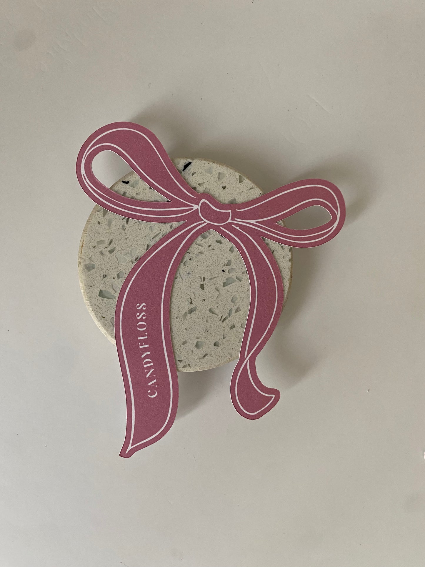 Candyfloss Ribbon Place Card (pack of 10)