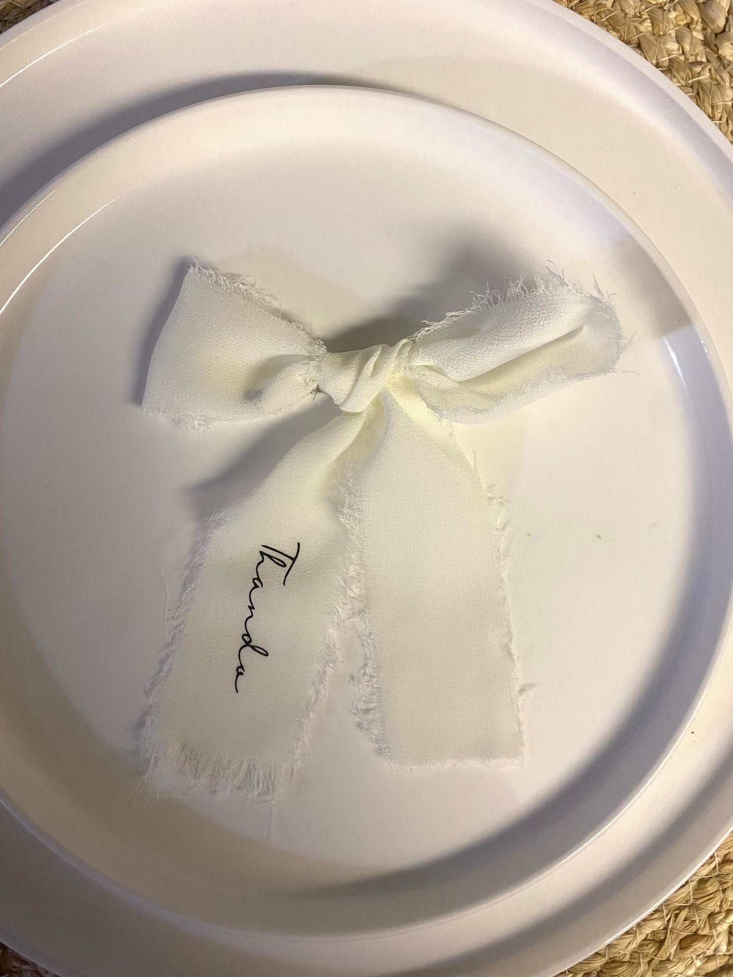 Chiffon Personalised Ribbons