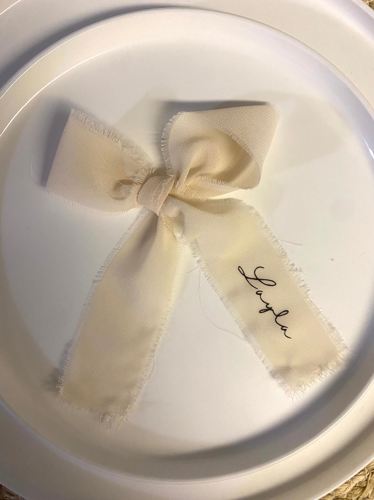 Chiffon Personalised Ribbons