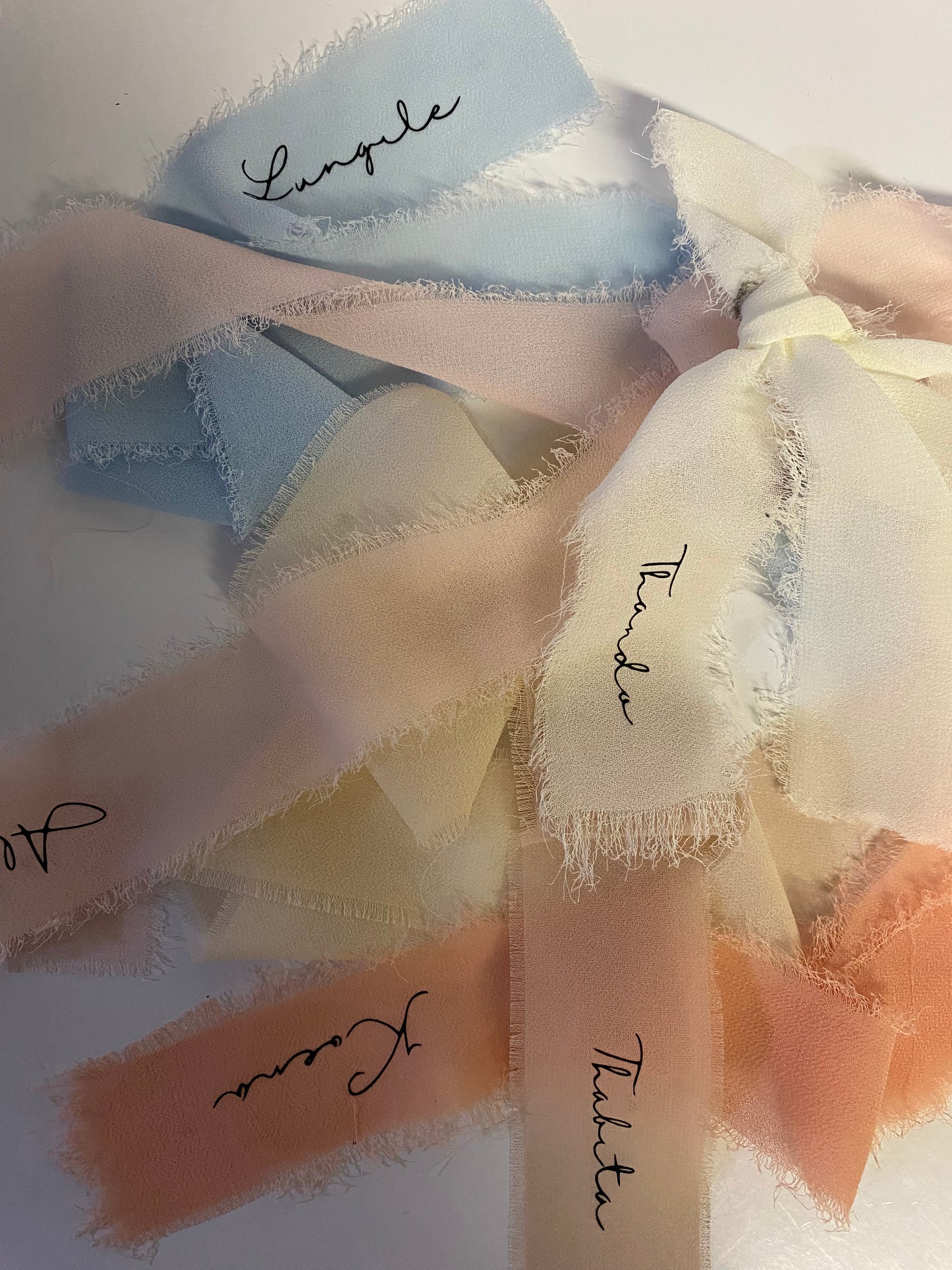 Chiffon Personalised Ribbons