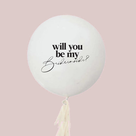 Will you be my Bridesmaids Jumbo Balloon Kit